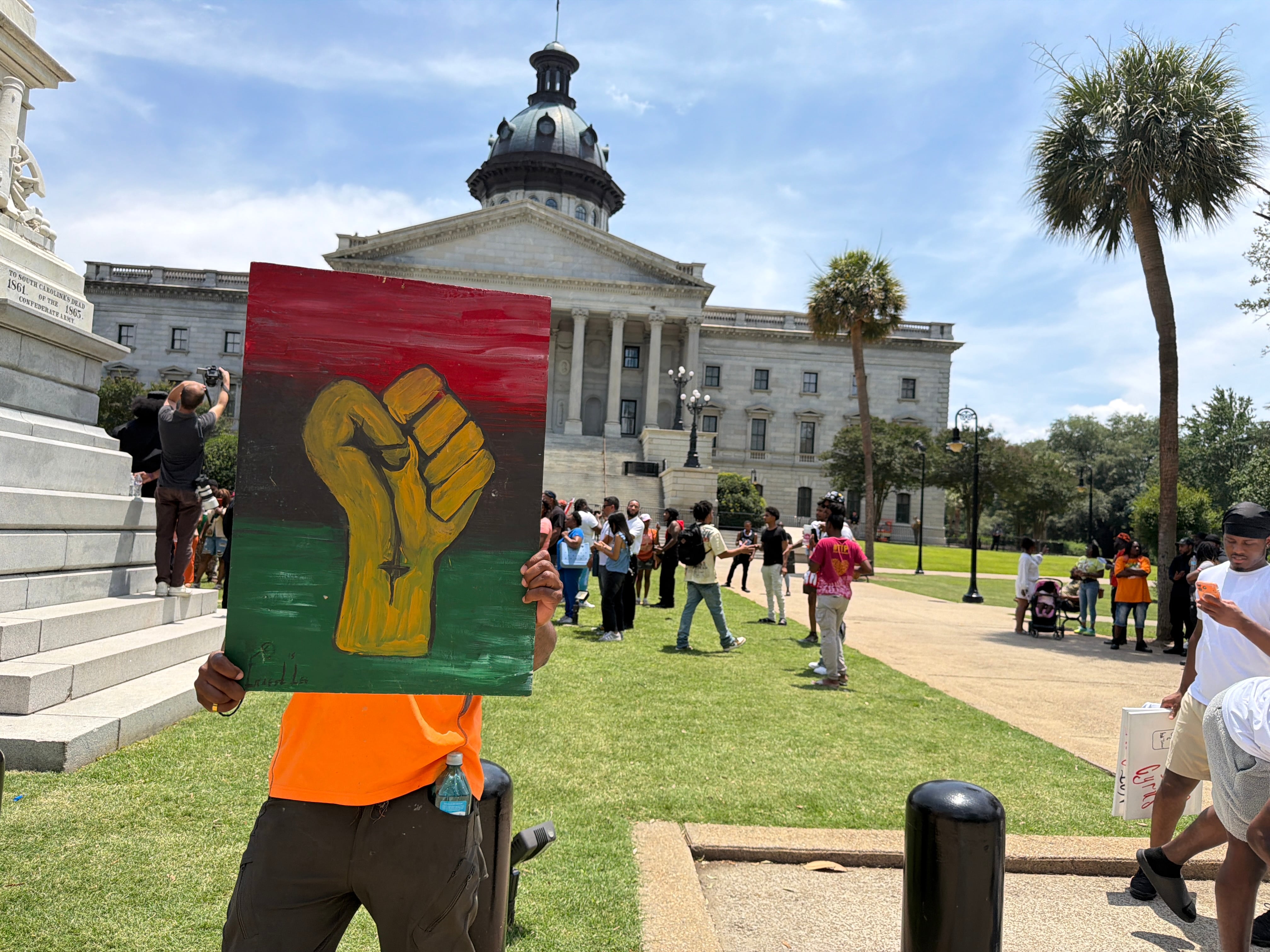 Protests continue at SC State House for 14-year-old Cyrus Carmack-Belton