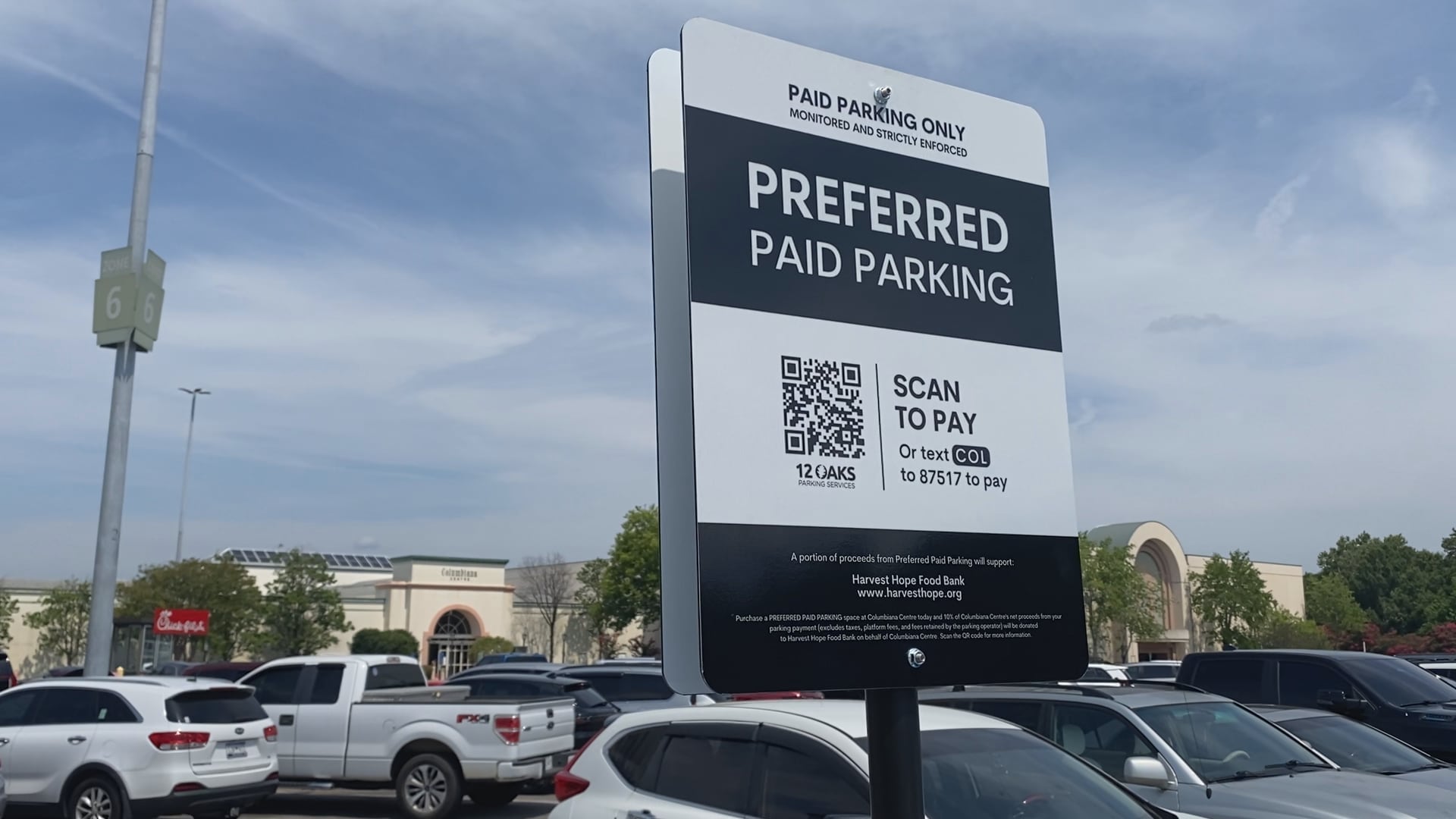 Columbiana Centre Mall now has preferred paid parking