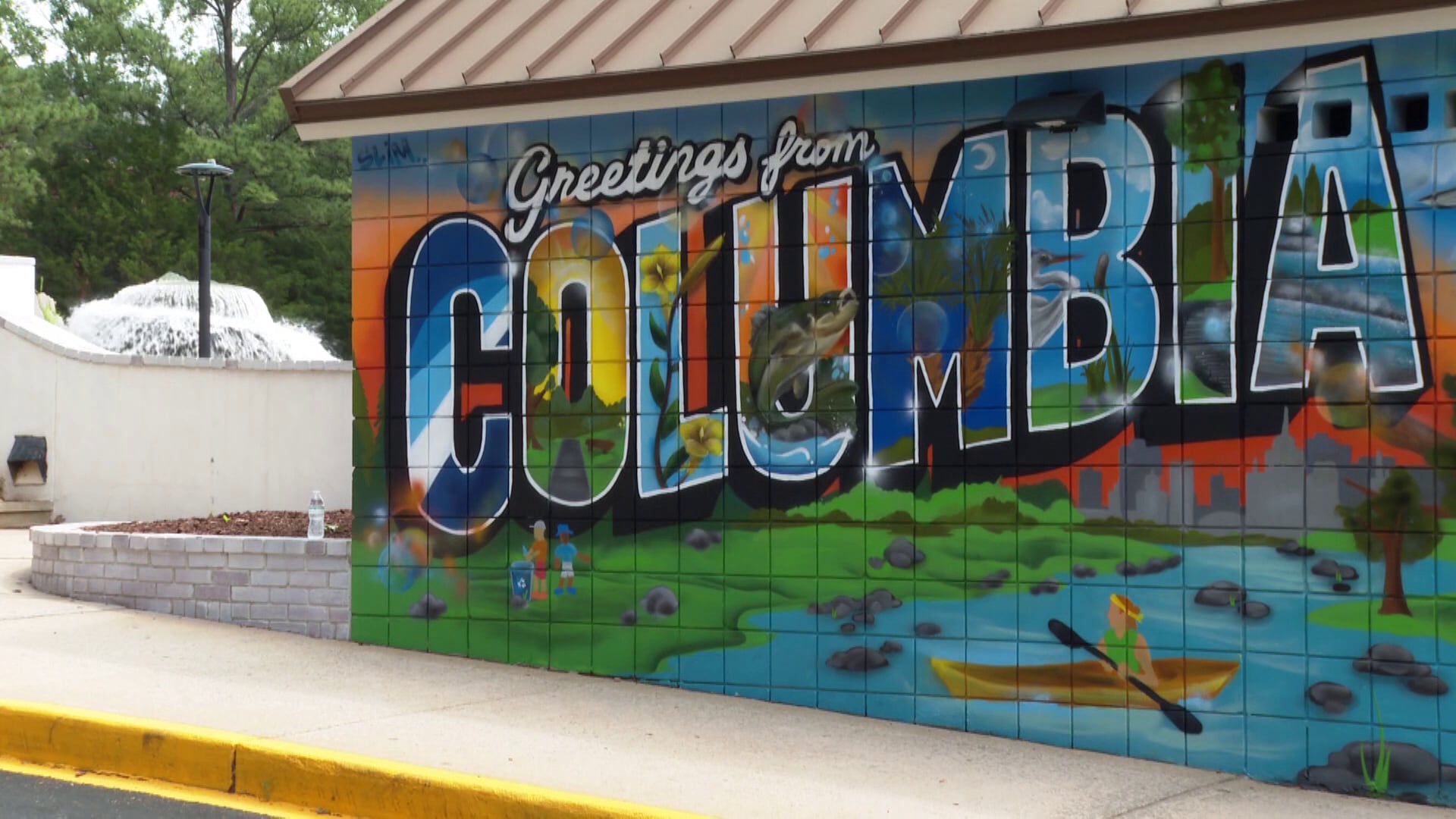 Finlay Park unveils new mural in downtown Columbia