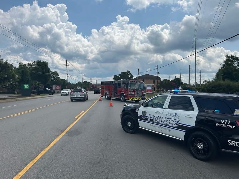 Two-vehicle crash in Lexington is causing traffic delays