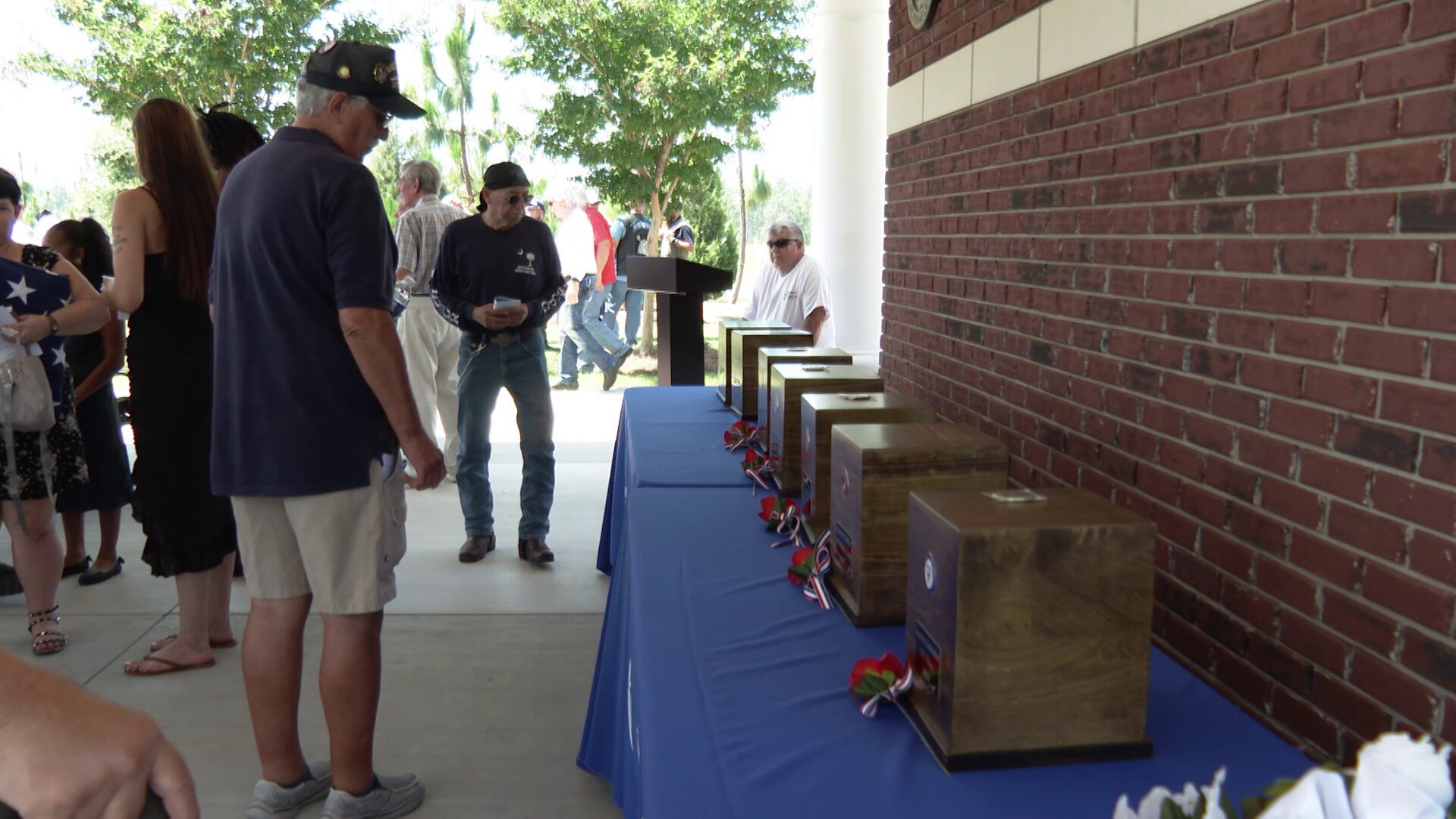 Legionnaires honor unclaimed veterans at Fort Jackson National Cemetery