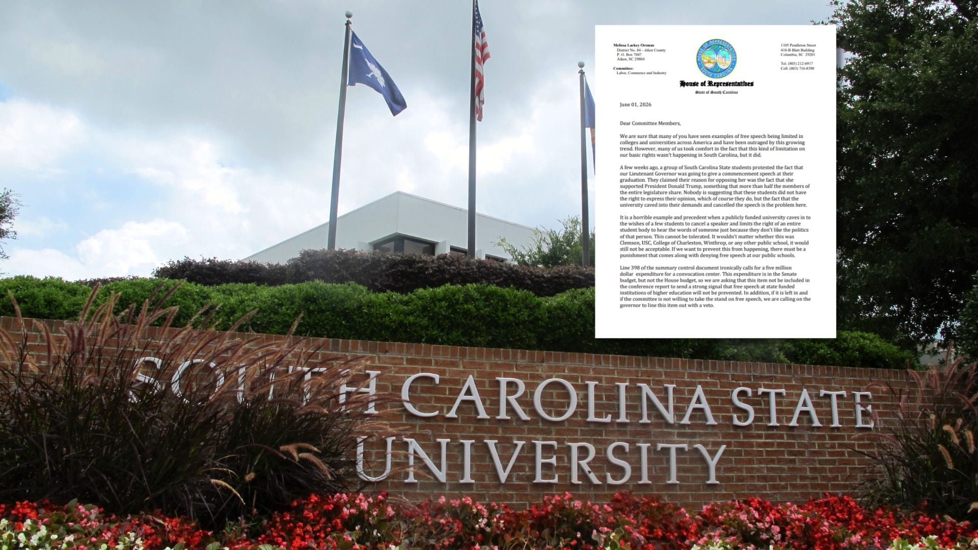 SC State funding debate continues after GOP lawmakers urge blocking $5M