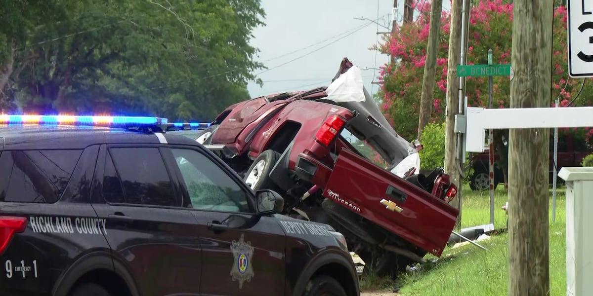 3 hurt after chase ends in Columbia-area crash