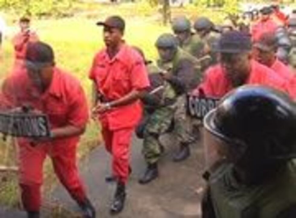 Scdc Forms Rrt SCDC's Rapid Response Team in intense training