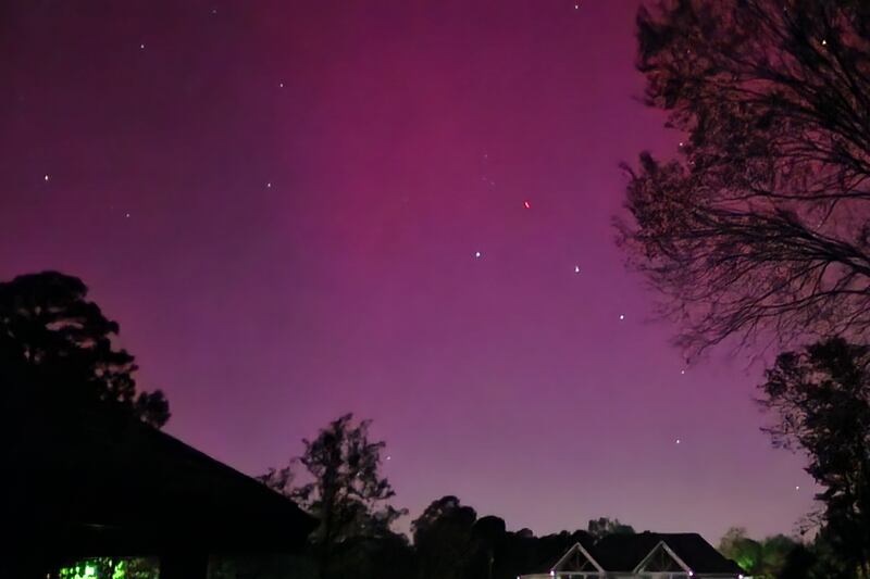 PHOTOS Northern Lights Visible Across South Carolina Skies photos-northern-lights-visible-across-south-carolina-skies