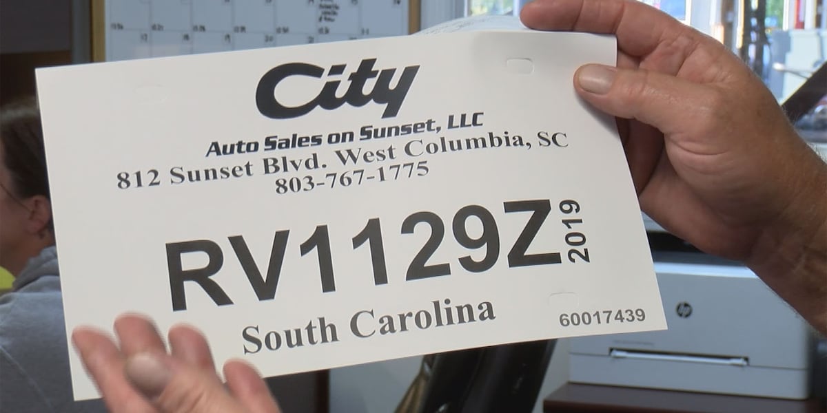 South Carolina continuing to phase in new trackable temporary license