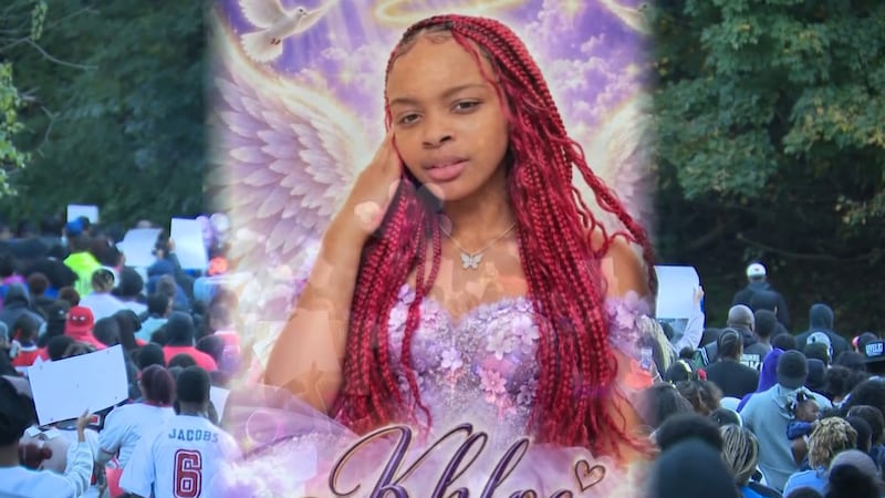 Police say 12-year-old Khloe Ishway was caught in the crossfire when two men apparently got...