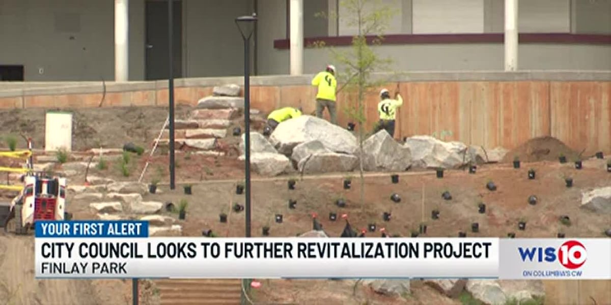 Finlay Park revitalization project on track to be completed this fall