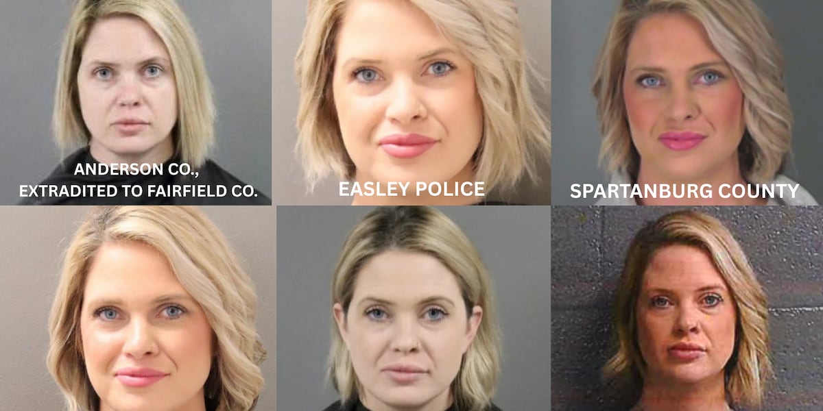 Upstate boutique owner adds new mugshot after turning herself into Abbeville Co.