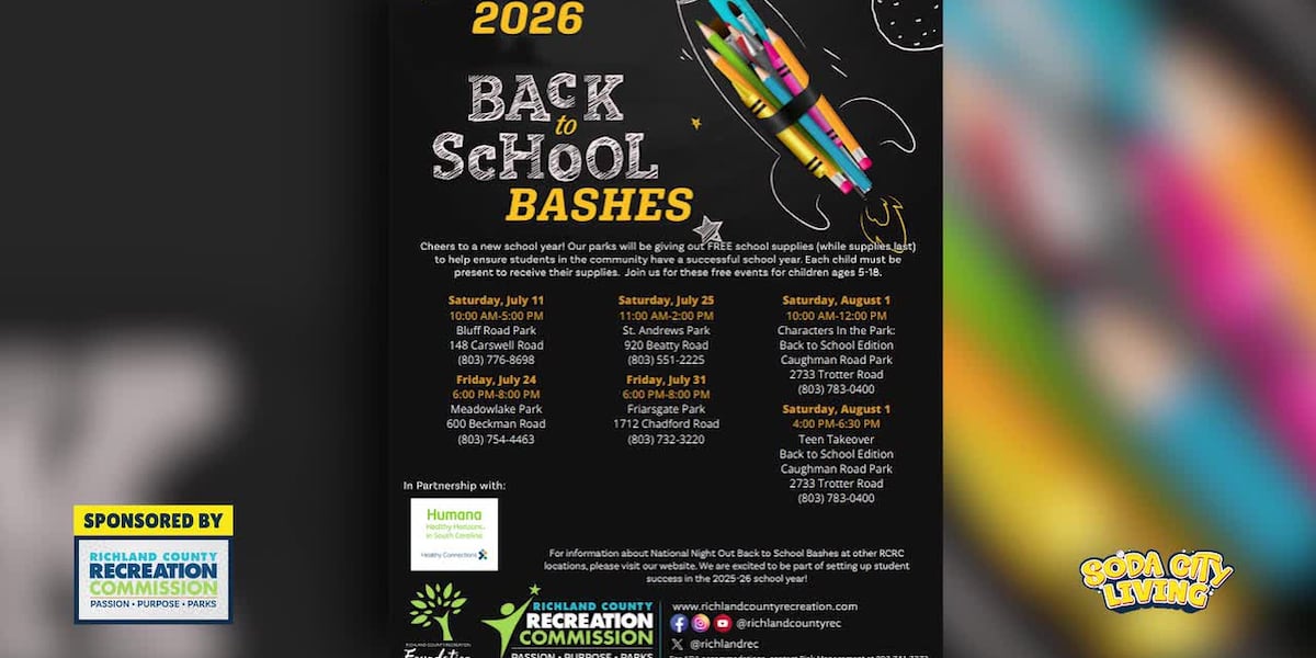 Get ready for Richland County’s Back-to-School Bashes