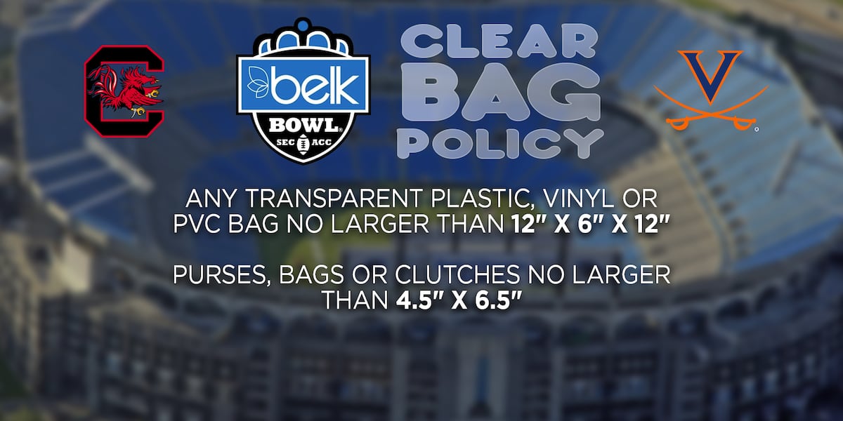 Bank of America Stadium to enforce ‘clear bag policy’ for Belk Bowl