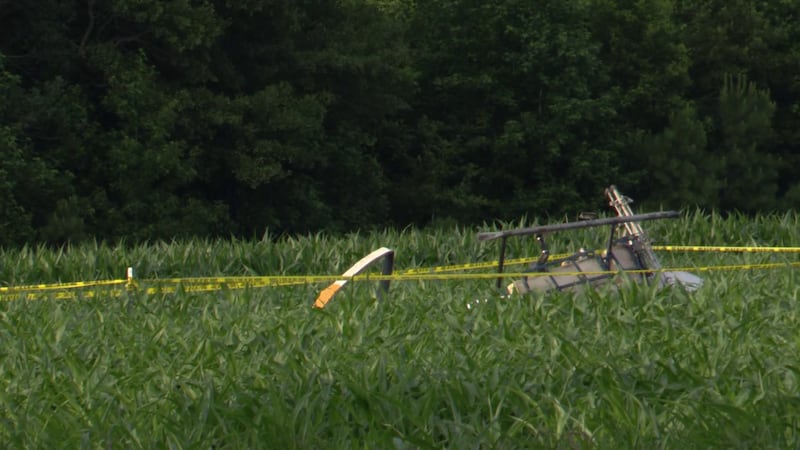 Pilot hurt, power lines down after Lee County helicopter crash