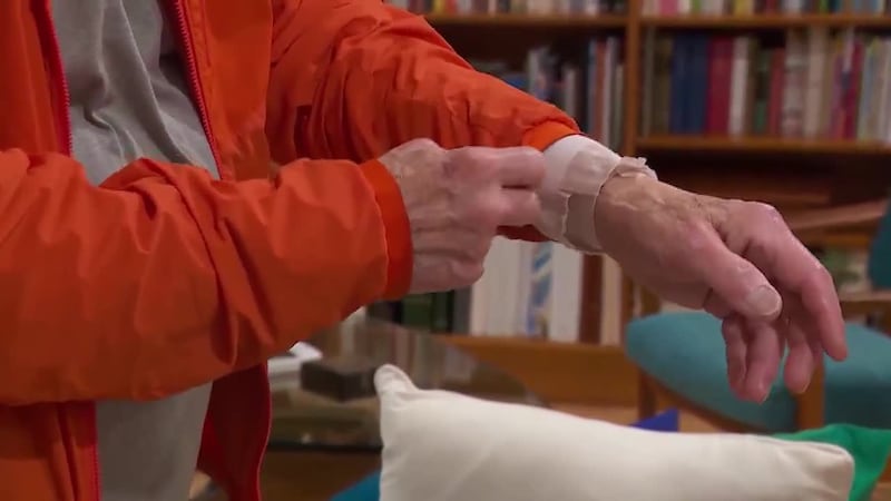 An elderly Massachusetts man is recovering after being attacked by a dog. (Source: WCVB via...