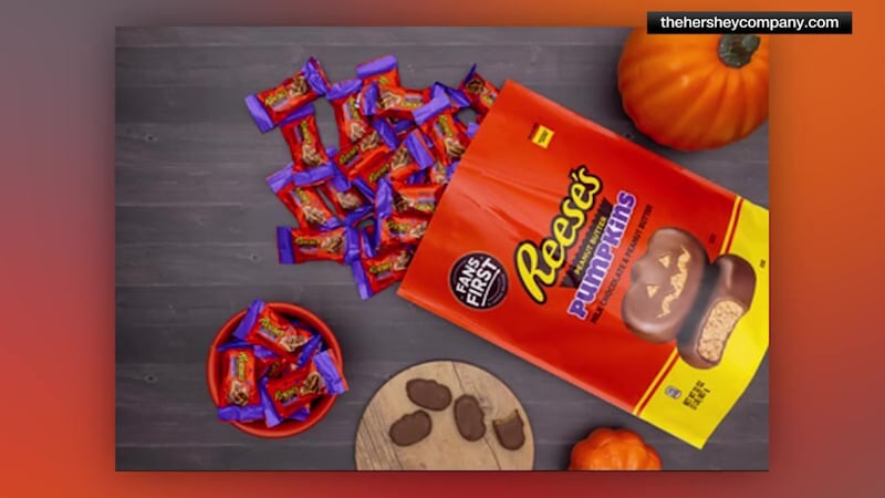 Reese’s Peanut Butter Pumpkins have a new disclaimer this year.