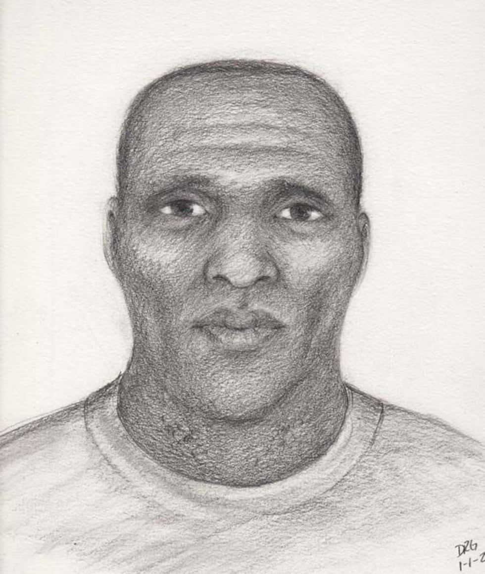 A composite sketch of one of the suspects deputies are seeking.