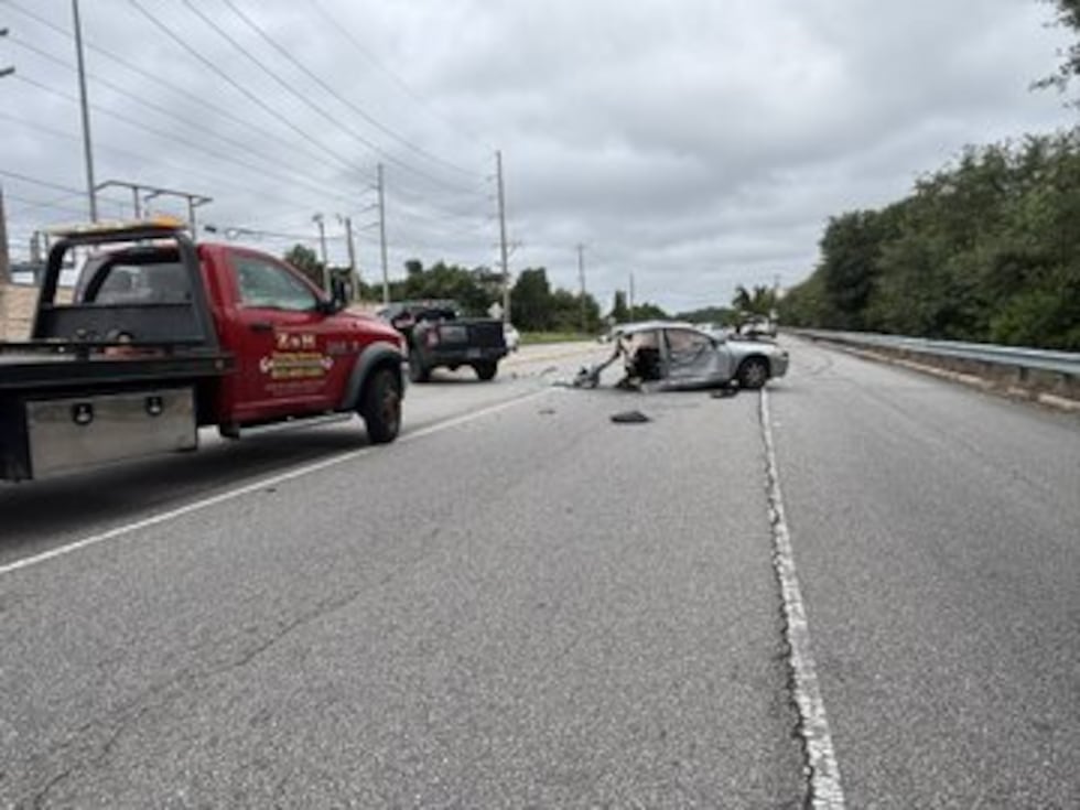 Guy Split In Half Man taken to hospital after car split in half during accident on ...