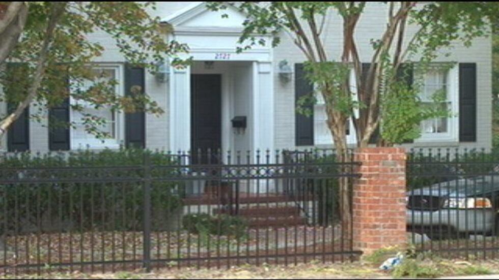 Mitchell's house, where the burning took place