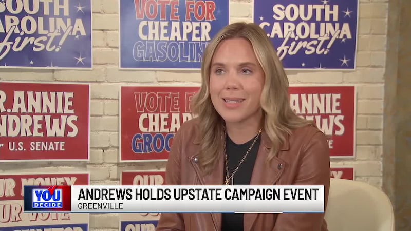 Dr. Annie Andrews spoke about an ongoing write-in campaign for Ralph Norman after a rally held...