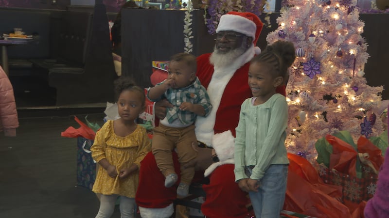Families who could use a helping hand during Christmas were invited to join Santa and The Big...