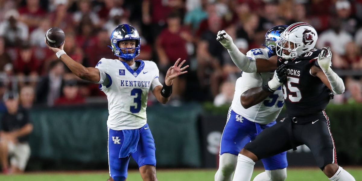 Photo: WIS News 10 Kentucky Coach Will Stein Leads Historic Comeback Win Over South Carolina