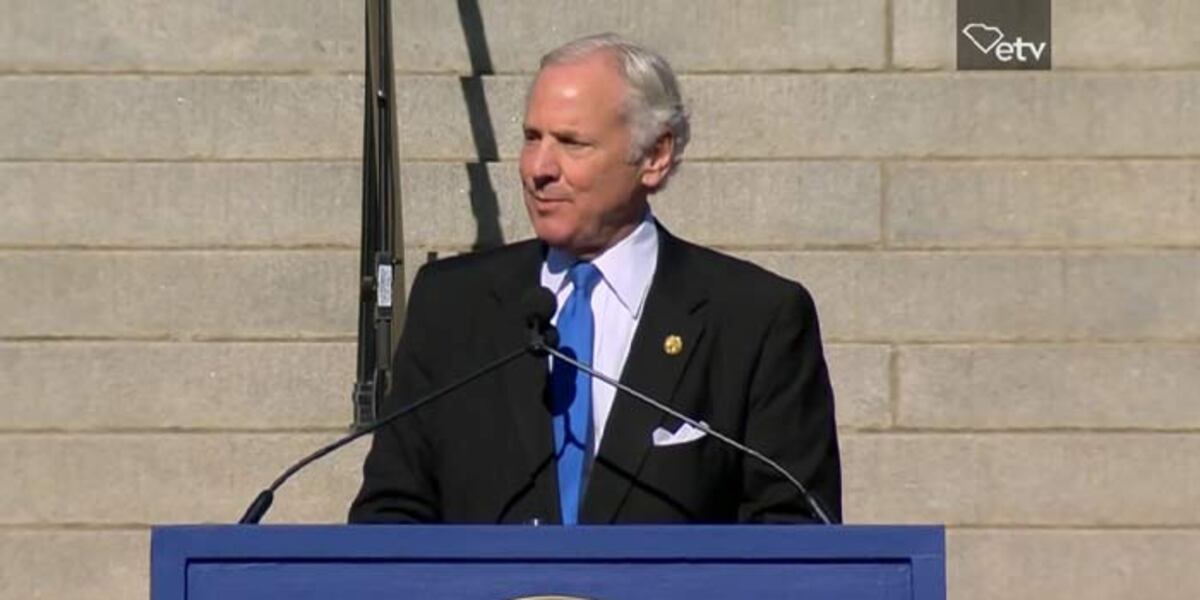 Transcript of Governor Henry McMaster’s inaugural address