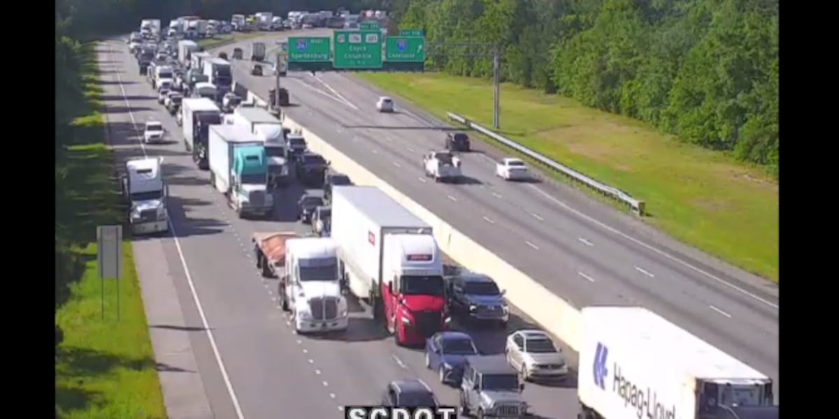 FIRST ALERT TRAFFIC: I-26 crash causes traffic jam during evening commute