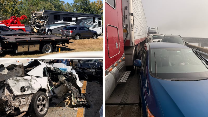 65-vehicle pileup shuts down part of I-95 in Clarendon County