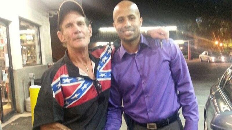 confederate flag dress shirt An image of a Confederate flag was removed after appearing in the North Carolina pavilion of the "Great American State Fair." CNN's Gabe Cohen reports. Read more: https://cnn.it/4bc4iyA