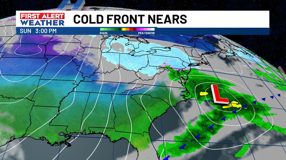 FIRST ALERT: Spring-like weather continues until a cold front arrives ...