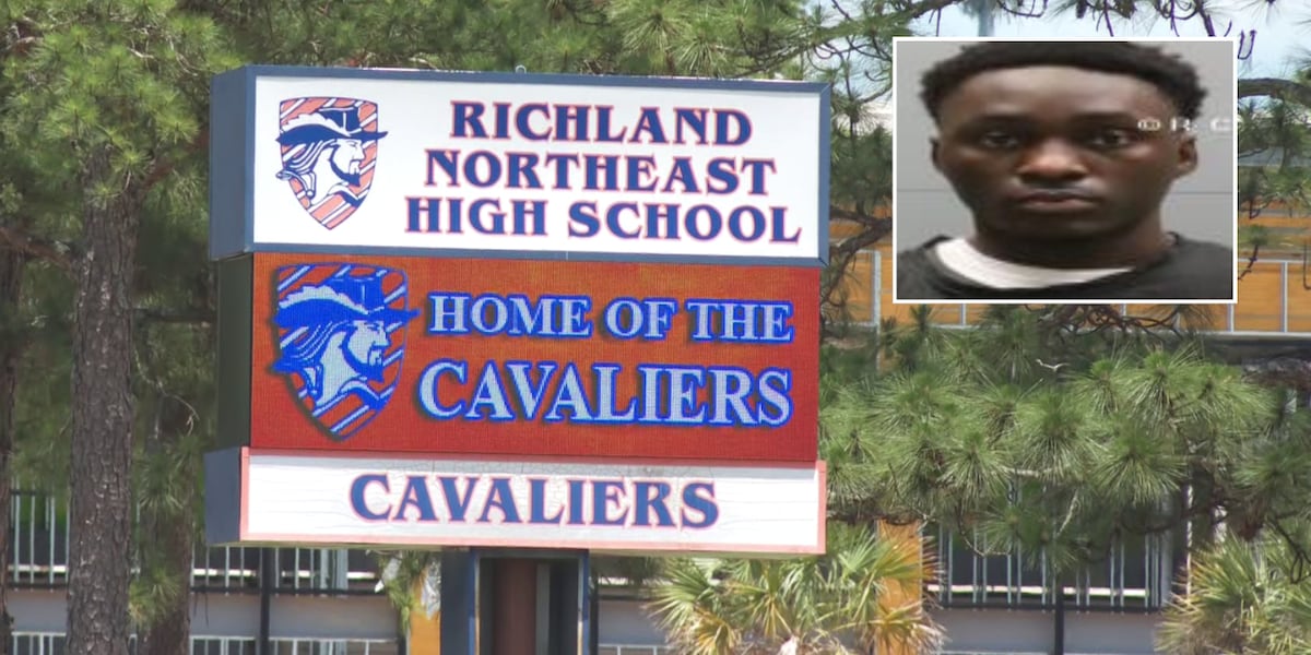 Richland Northeast High School student arrested after bringing gun on campus