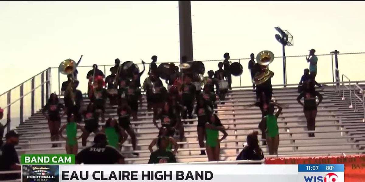 Eau Claire High School wins Football Friday Band Cam for Week 1