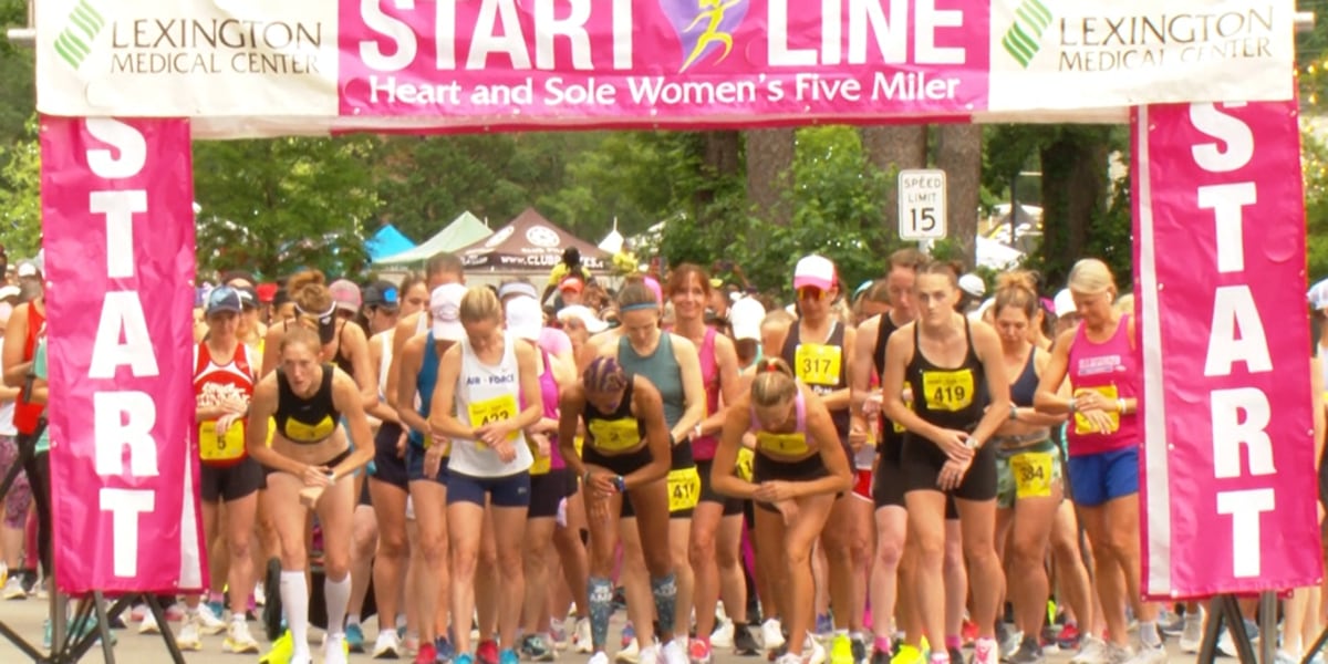 Empowering Women: 700+ Celebrate Fitness at Lexington's Heart & Sole Five Miler!