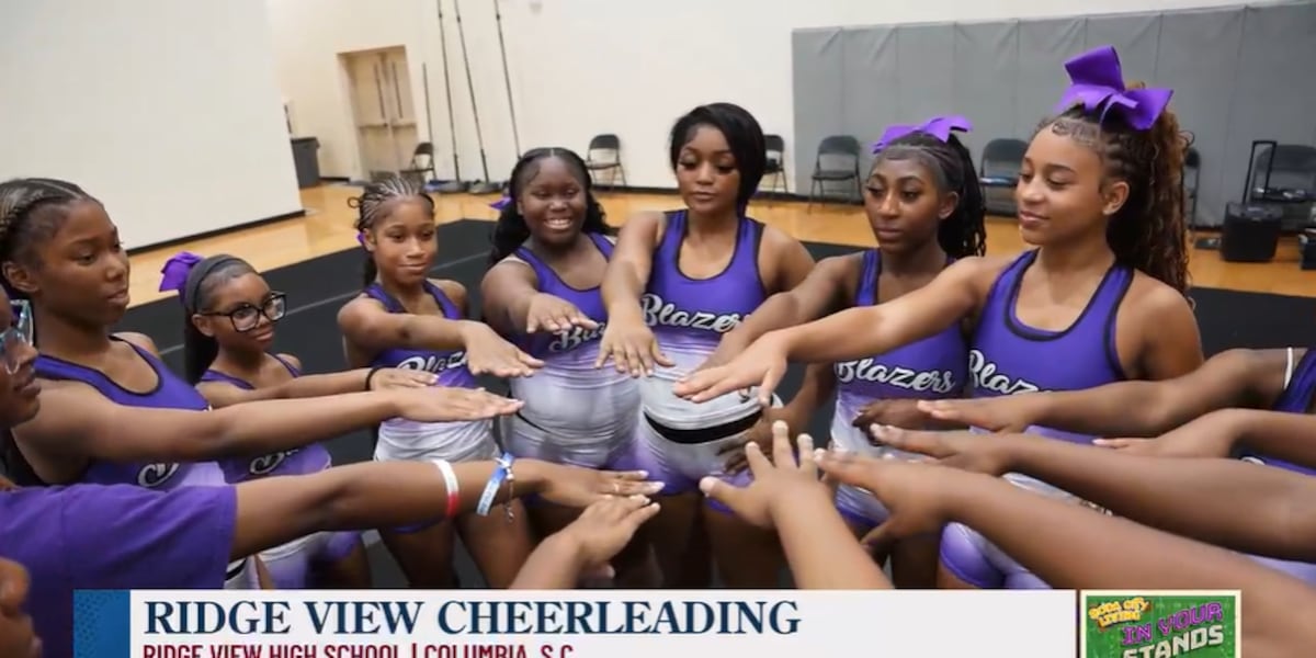 Ridge View High Cheerleaders Showcase Athleticism and Teamwork