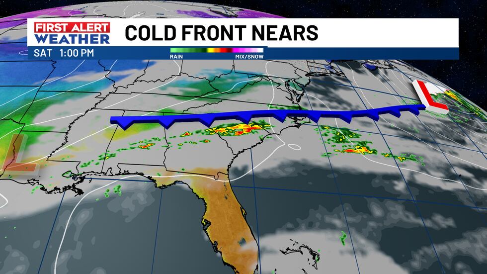 FIRST ALERT: Spring-like weather continues until a cold front arrives ...