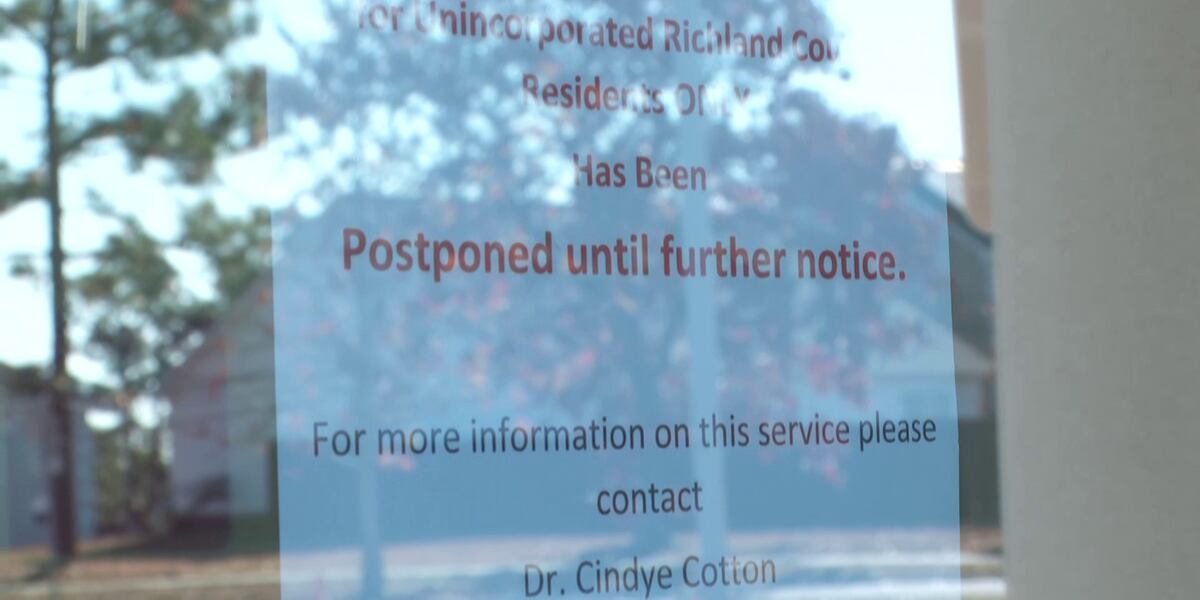 Program Postponed Assistance program postponed in Richland County