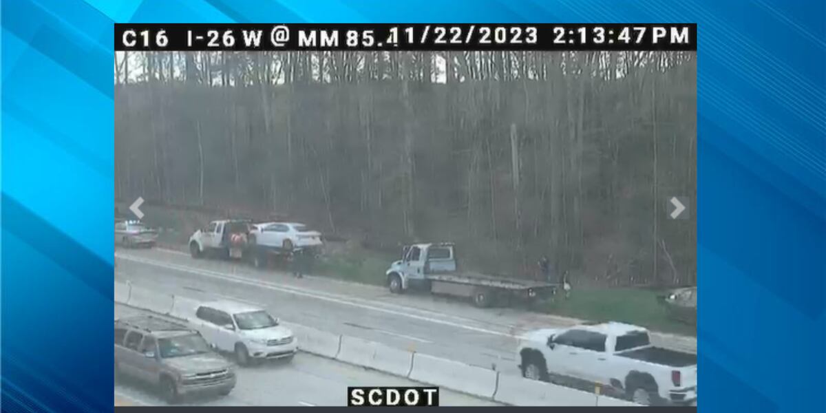 FIRST ALERT TRAFFIC: I-26 eastbound reopens following crash