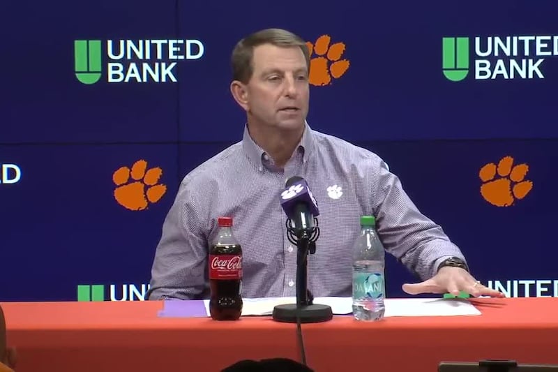 WATCH: Dabo Swinney accuses Ole Miss Coach Pete Golding of tampering, details timeline of...