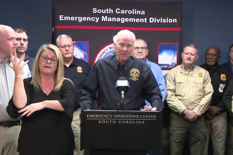 South Carolina Gov. Henry McMaster held a press conference Saturday about state preparations...