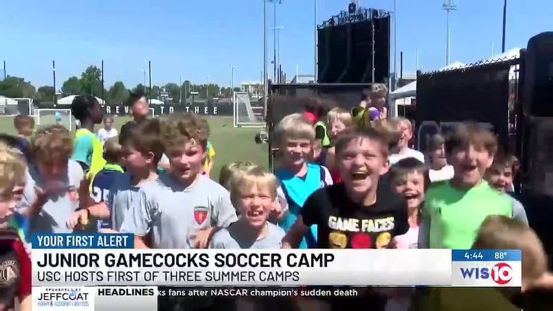South Carolina men’s soccer hosted its Junior Gamecocks camp for kids ages five through 14...