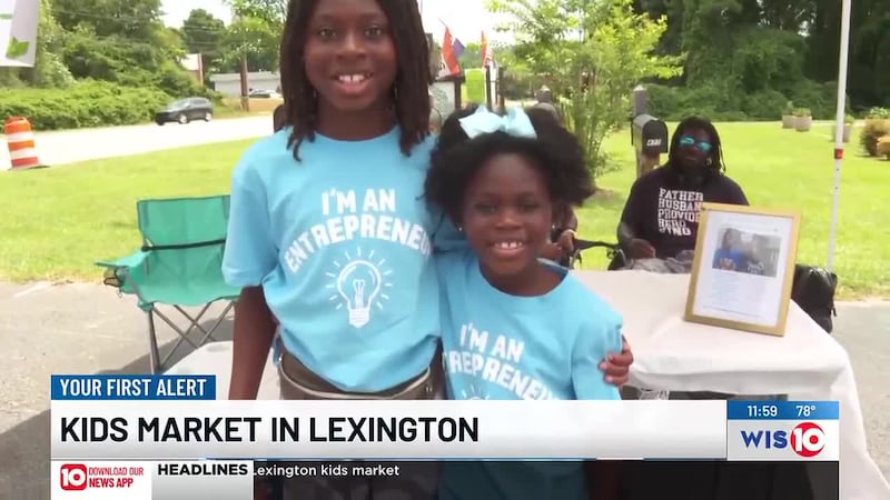 Local kids, ranging from 5 to 17 years old, sold items including handmade jewelry, art, and...