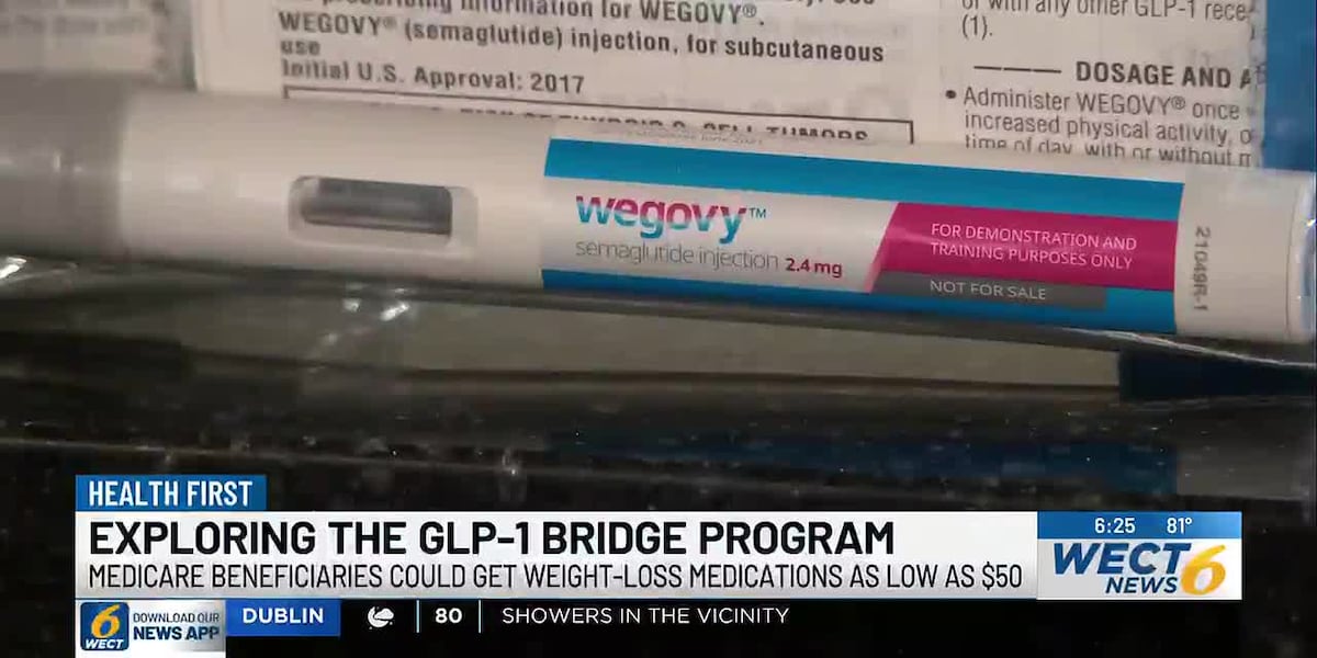 HEALTH FIRST: New Medicare program offers low-cost GLP-1 weight loss drugs