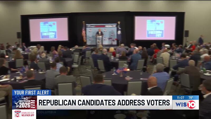 The leading four Republican candidates for governor were all in the same room for the first...