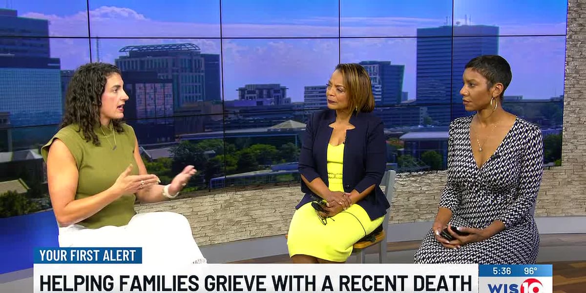 Helping families grieve with a recent death