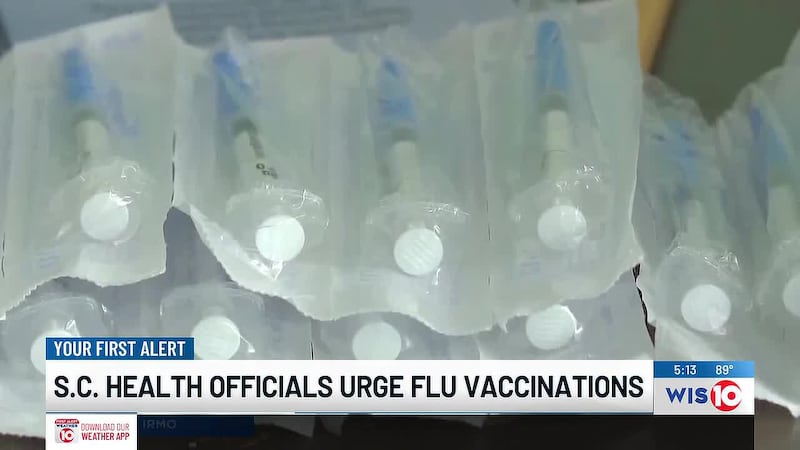 Prisma Health is offering free flu shots as the SC Department of Health encourages vaccination.