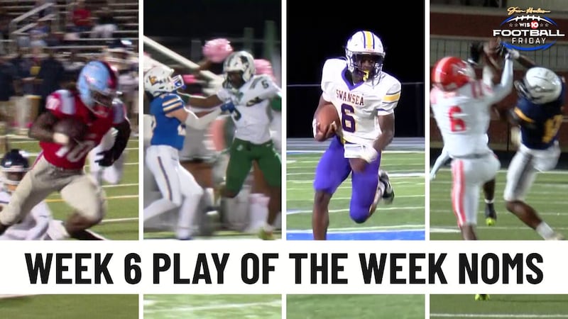 Here are the nominees for the Week 6 Football Friday Play of the Week!