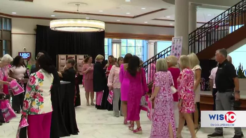 Breast cancer survivors shared their story at the Pastides Alumni Center for Lexington...