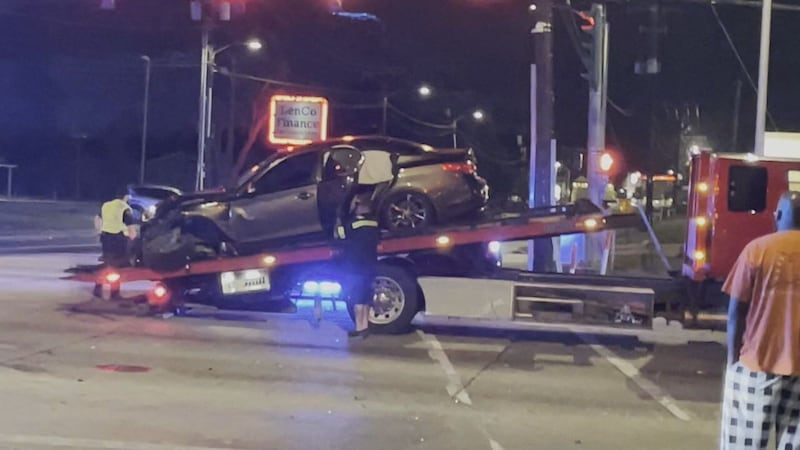 A two-vehicle crash closed part of Ambassador Caffery Parkway near Ridge Road in Lafayette for...