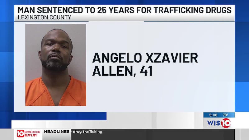 A man from Augusta was convicted by a Lexington County jury this month for trafficking...