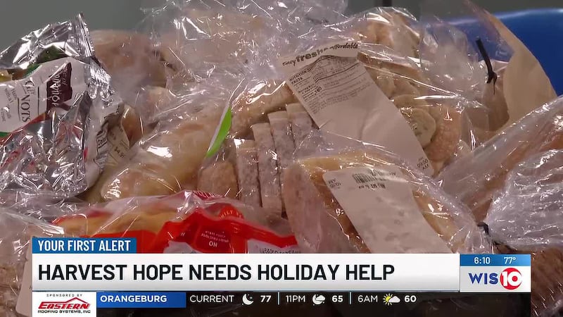 The biggest concern at Harvest Hope Food Bank as the holidays approach is whether there will...